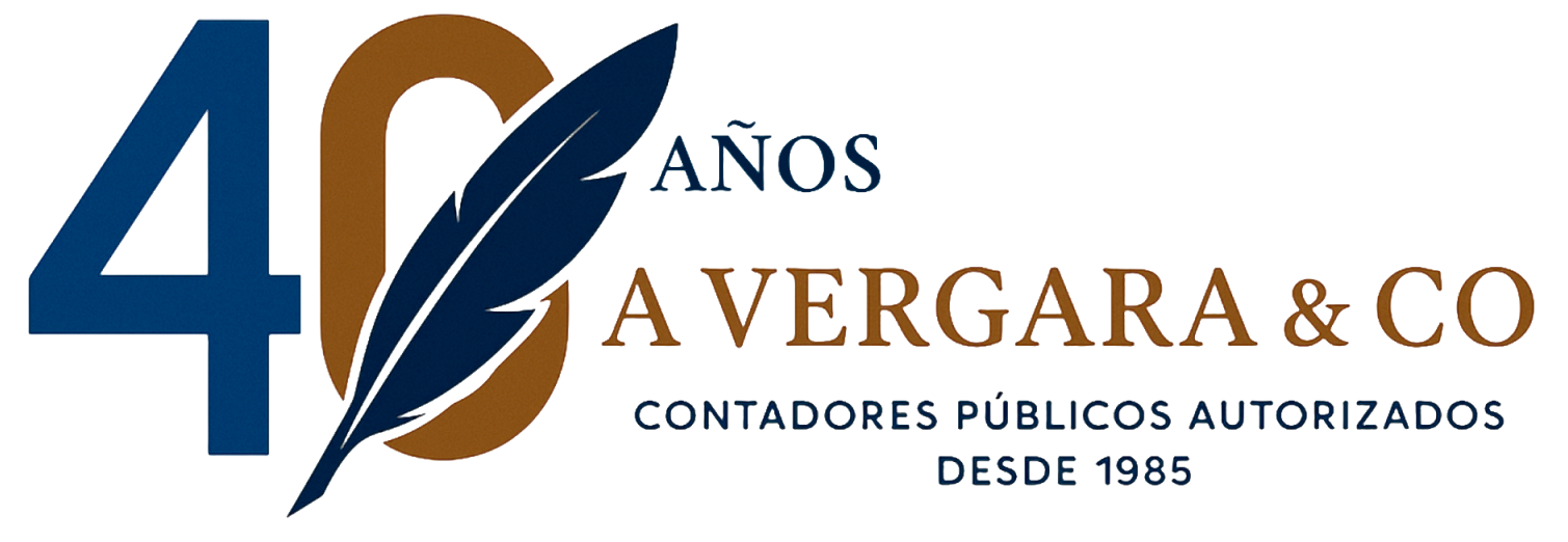 logo de los 40 años de Avergara & CO